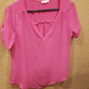Pink blouse